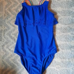 Royal Blue One Piece Swimsuit for Girls